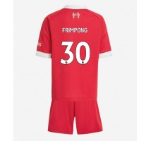 Liverpool Jeremie Frimpong #30 Koszulka Podstawowa dzieci 2025-26 Krótki Rękaw (+ krótkie spodenki)